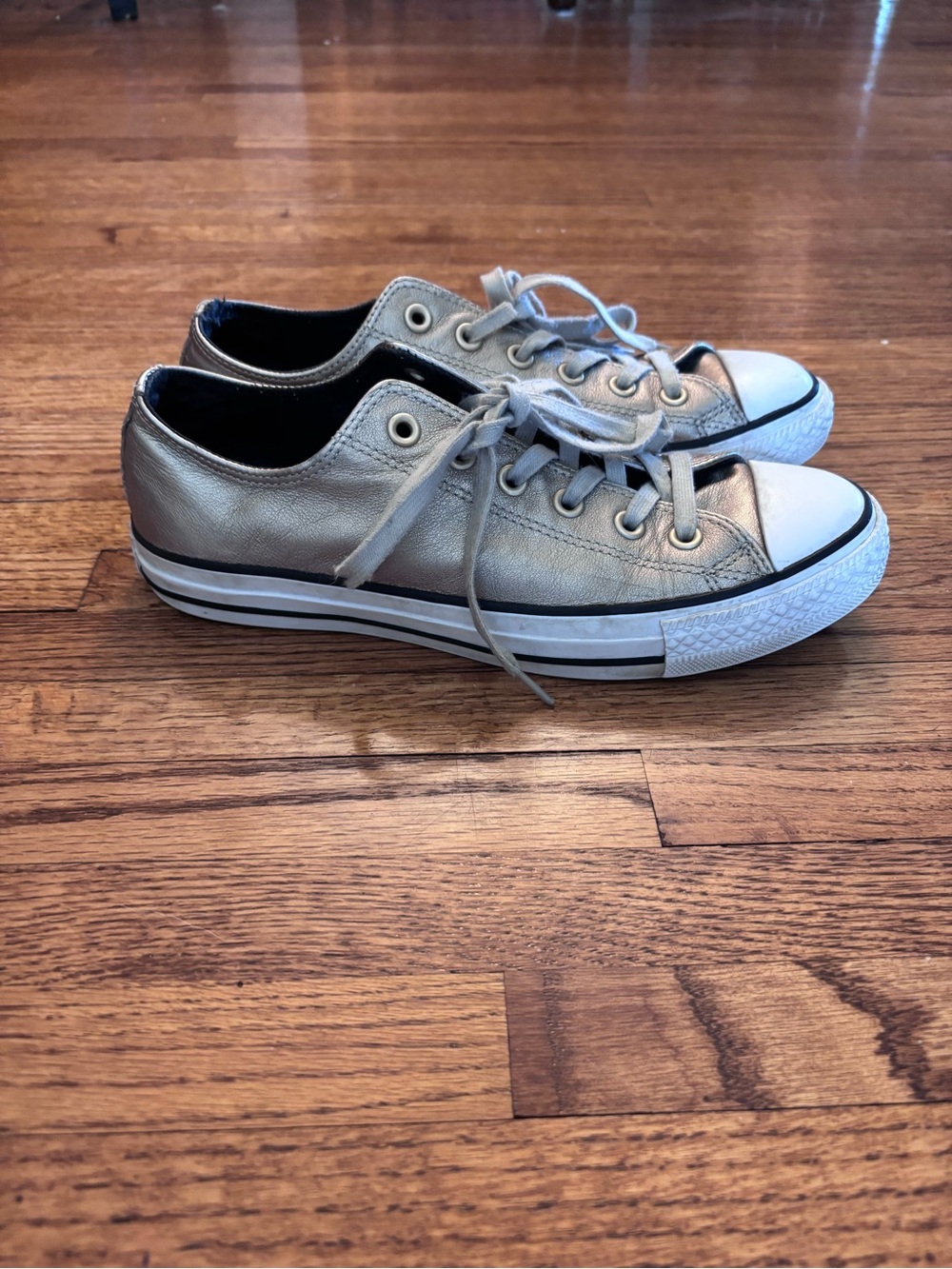 Converse Metallic Low Top Sneakers